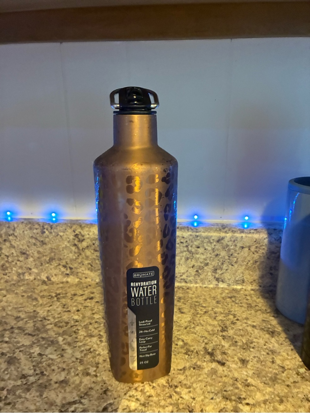 Brumate Copper Leopard Insulated Water Bottle